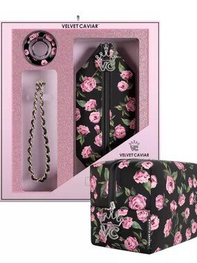 Velvet Caviar Large Gift Set Pink Rose Floral NWT
